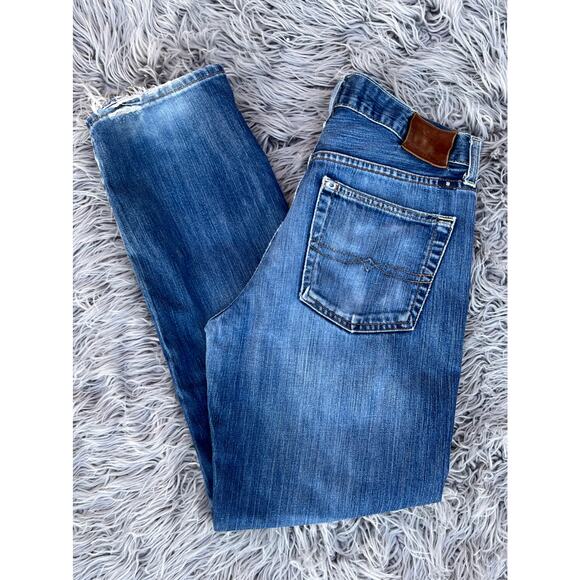 Lucky Brand Denim Jeans 121 Heritage Slim Distressed Medium Wash Men's 30 - Picture 4 of 8